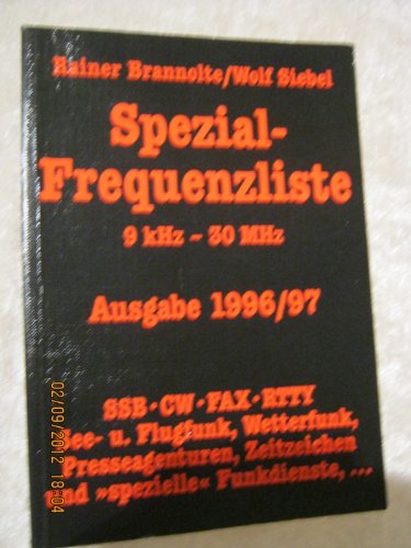 Spezial-Frequenzliste 9 kHz-30 MHz, Ausgabe 1996/97