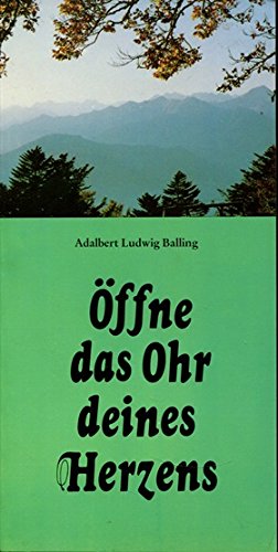 Beispielbild fr ffne das Ohr deines Herzens: Vom rechten (Zu)Hren. zum Verkauf von Gabis Bcherlager