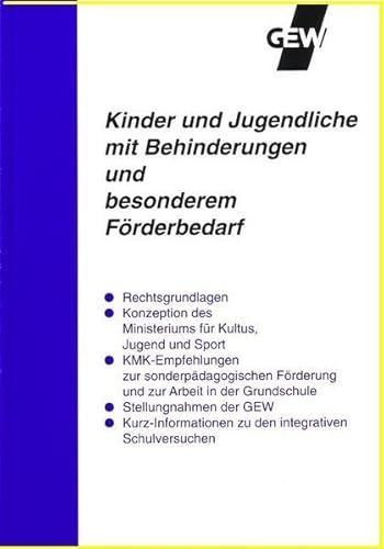 Beispielbild fr Kinder und Jugendliche mit Behinderungen und besonderem Frderbedarf zum Verkauf von medimops