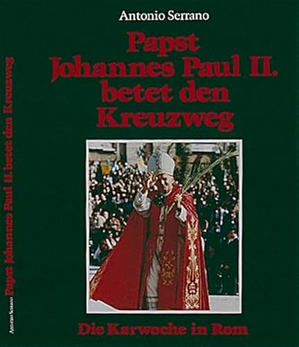 Immagine stock per Papst Johannes Paul II. betet den Kreuzweg: Die Karwoche in Rom