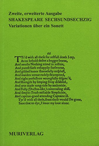 Beispielbild fr Shakespeare Sechsundsechzig (3 Erneut Erweiterte Auflage) zum Verkauf von Anybook.com