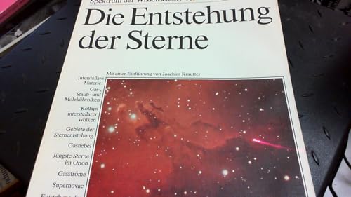 9783922508359: ENTSTEHUNG DER STERNE (German Edition)