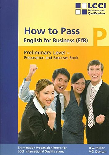 9783922514275: How to Pass English for Business: Preliminary Level