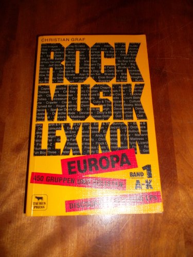 9783922542223: Rockmusik Lexikon: Europa