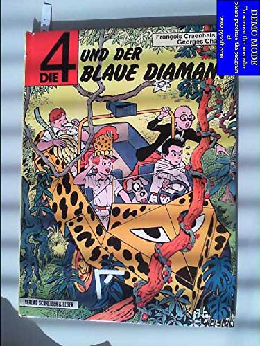 Beispielbild fr Die Vier und der blaue Diamant zum Verkauf von DER COMICWURM - Ralf Heinig