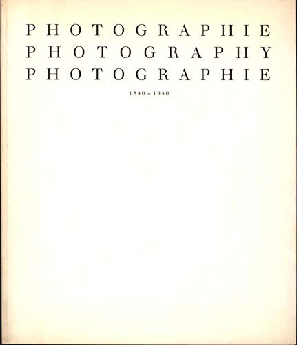 Beispielbild fr Photographie / Photogrphy / Photographie 1840-1940. Sammlung Mayer, Staatsgalerie Stuttgart, 1987 zum Verkauf von Pallas Books Antiquarian Booksellers