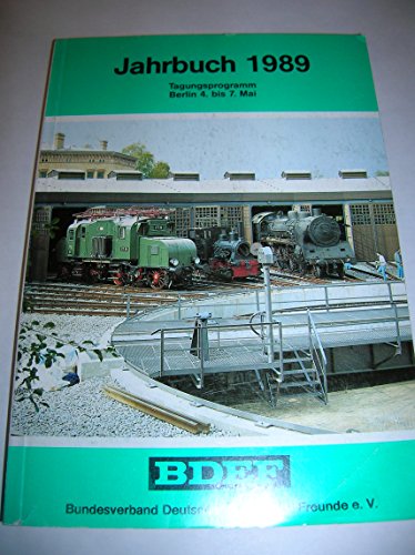 Stock image for BDEF-Jahrbuch 1989. Tagungsprogramm Berlin for sale by Leserstrahl  (Preise inkl. MwSt.)