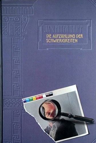 Imagen de archivo de Die Aufzhlung der Schwierigkeiten. Arbeiten von 1985 - 92. a la venta por Antiquariat & Verlag Jenior
