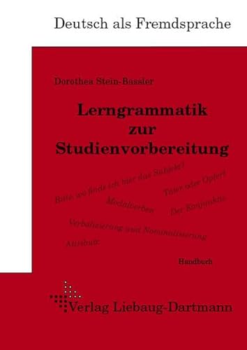 Stock image for Lerngrammatik zur Studienvorbereitung -Language: german for sale by GreatBookPrices