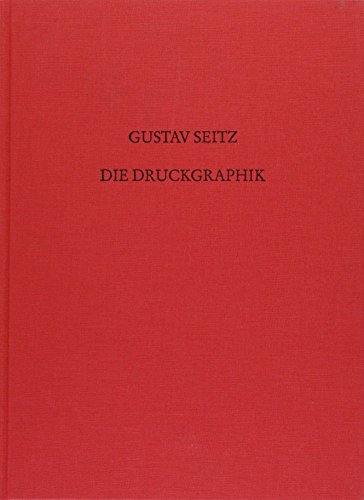 9783922995265: Gustav Seitz: Die Druckgraphik : Werkverzeichnis