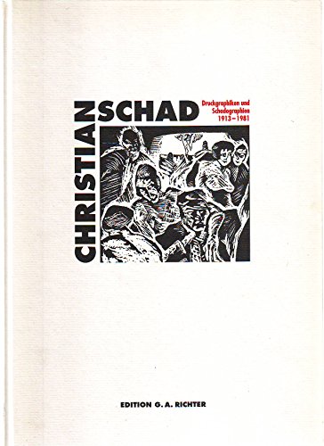 Imagen de archivo de Christian Schad. Dokumentation. Druckgraphiken und Schadographiken 1913 - 1881. a la venta por Antiquariat Kunsthaus-Adlerstrasse