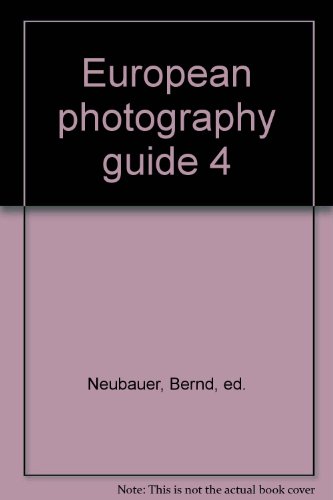 Beispielbild fr European Photography Guide 4 zum Verkauf von ANARTIST