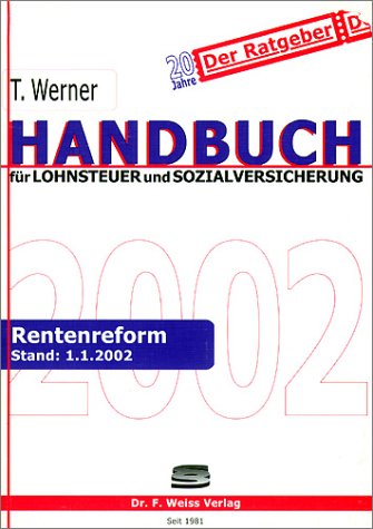 Beispielbild fr Handbuch fr Lohnsteuer und Sozialversicherung 2002 zum Verkauf von medimops