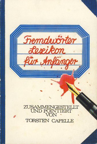 Imagen de archivo de Fremdwrterbuch fr Anfnger a la venta por medimops