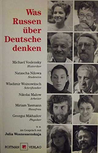 Stock image for Was Russen ber Deutsche denken. Interviews. for sale by Antiquariat Bookfarm