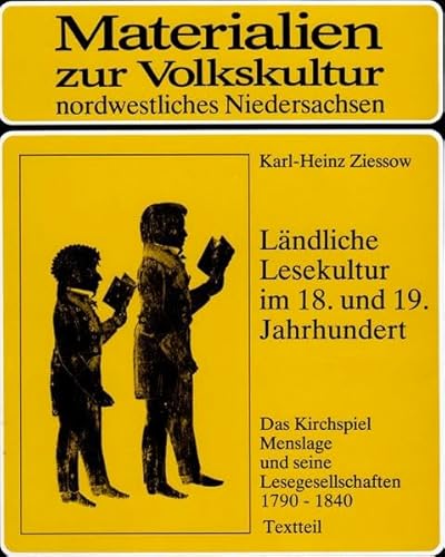 9783923675135: Ländliche Lesekultur im 18. und 19. Jahrhundert: Das Kirchspiel Menslage und seine Lesegesellschaften 1790-1840 (Materialien zur Volkskultur nordwestliches Niedersachsen) (German Edition)