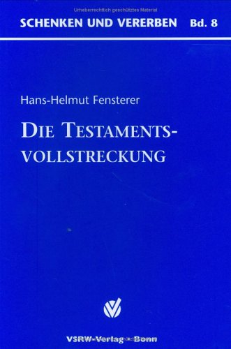 Stock image for Die Testamentsvollstreckung for sale by medimops