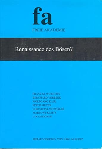 Stock image for Renaissance des Bsen? for sale by medimops