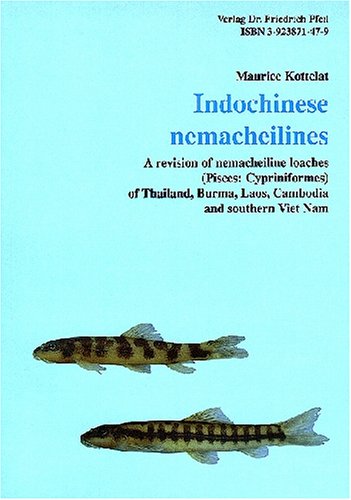 Stock image for Indochinese nemacheilines: A revision of nemacheiline loaches (Pisces:Cypriniformes) of Thailand, Burma, Laos, Cambodia, and southern Viet Nam for sale by suspiratio - online bcherstube