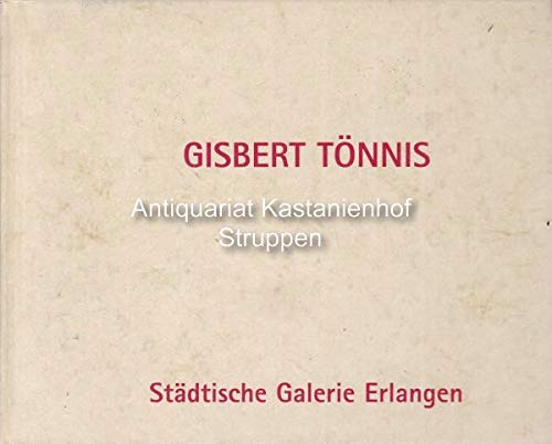 9783923899197: Gisbert Tnnis: Rot - Schwarz /Zwei Rume und szenische Zeichnungen