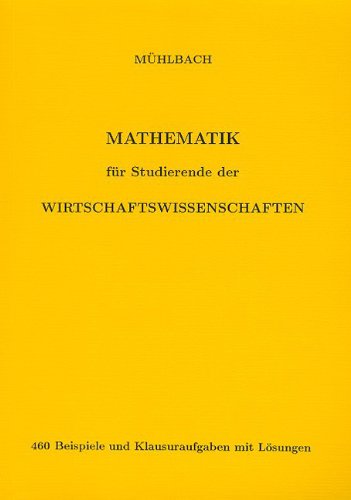 Beispielbild fr Mathematik fr Studierende der Wirtschaftswissenschaften zum Verkauf von Buchpark