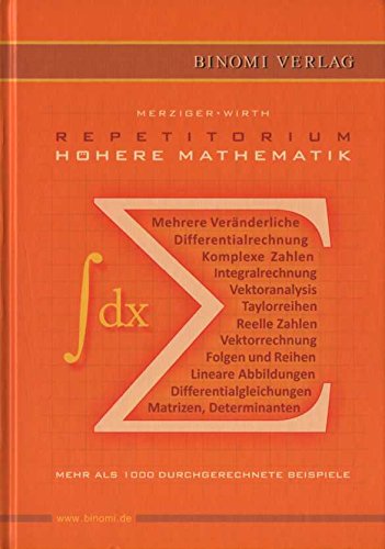 Beispielbild fr Repetitorium Hhere Mathematik zum Verkauf von medimops