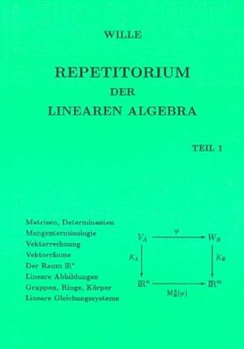 9783923923403: Repetitorium der Linearen Algebra/ Tl.1