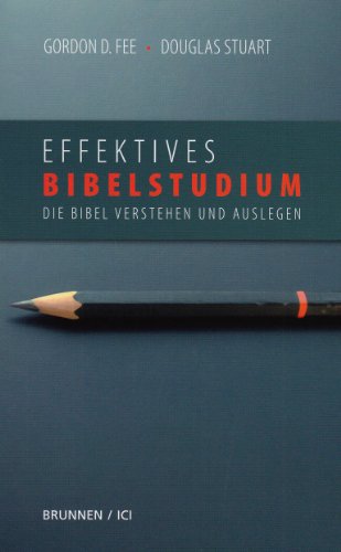 9783923924271: Effektives Bibelstudium (Livre en allemand)