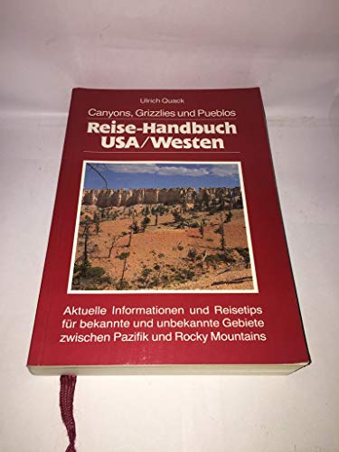 9783923975242: Reise-Handbuch USA /Westen