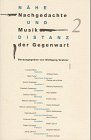 Beispielbild fr Nhe und Distanz. 2, zum Verkauf von modernes antiquariat f. wiss. literatur