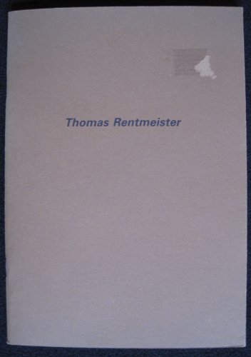 Thomas Rentmeister. [Ausstellung] 12. Februar - 7. Mai 1995, Städtisches Museum Abteiberg Mönchen...