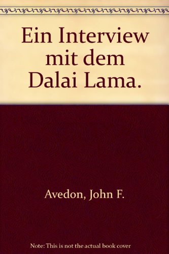 Imagen de archivo de Ein Interview mit dem Dalai Lama. a la venta por Antiquariat & Verlag Jenior