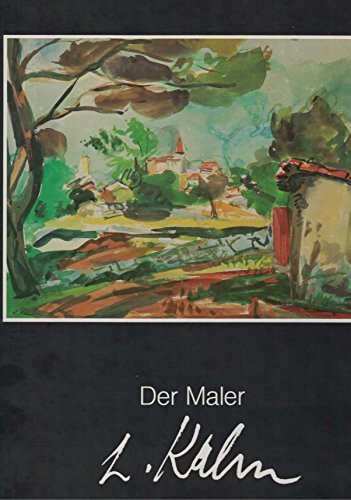 Stock image for Der Maler Leo Kahn 1894-1983. for sale by Antiquariat Dr. Christian Broy
