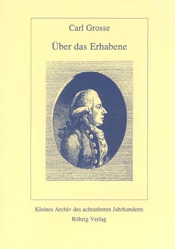 Stock image for Über das Erhabene for sale by medimops