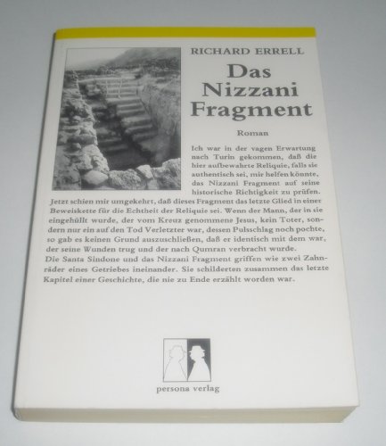 Beispielbild fr Das Nizzani Fragment zum Verkauf von Gabis Bcherlager