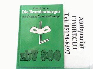 9783924753412: Brandenburger: Eine Deutsche Kommandotruppe