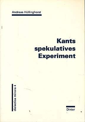 Stock image for Kants spekulatives Experiment. for sale by modernes antiquariat f. wiss. literatur