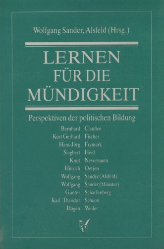 Beispielbild fr Perspektiven der politischen Bildung. Mit Beitr. aus demokrat.-sozialist. Sucht zum Verkauf von Bernhard Kiewel Rare Books