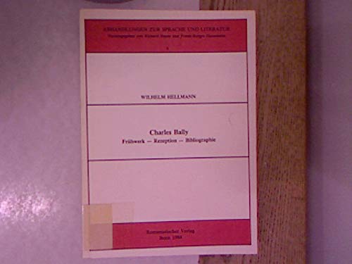 Imagen de archivo de Charles Bally. Frhwerk - Rezeption - Bibliographie. a la venta por Antiquariat Kai Gro