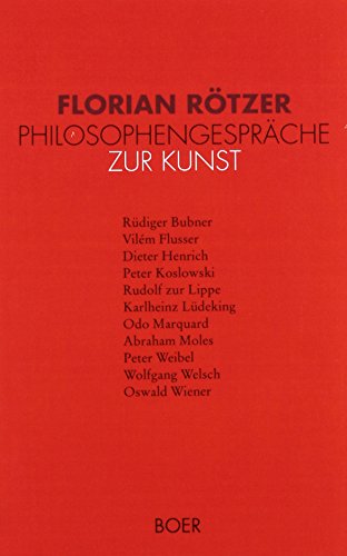 Beispielbild fr Philosophen-Gesprche zur Kunst zum Verkauf von medimops