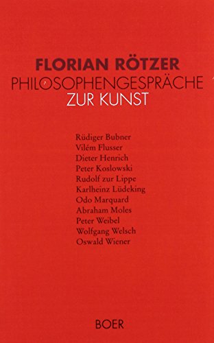 Stock image for Philosophen-Gesprche zur Kunst for sale by medimops