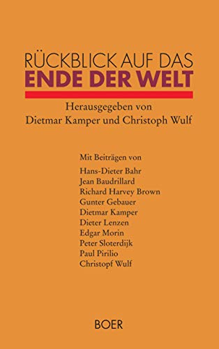 Beispielbild fr Rckblick auf das Ende der Welt zum Verkauf von Revaluation Books