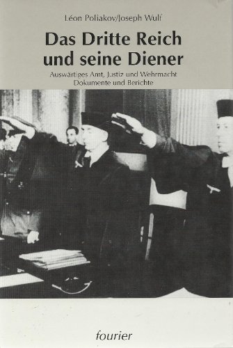Imagen de archivo de Das Dritte Reich und seine Diener a la venta por mneme