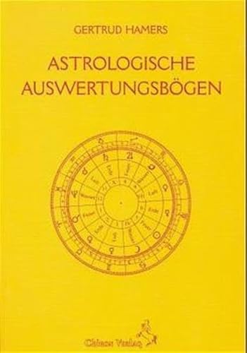 9783925100451: Astrologische Auswertungsbgen.