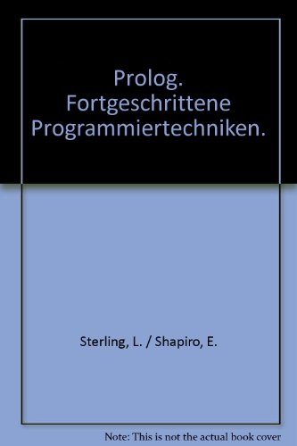 9783925118845: Prolog - Fortgeschrittene Programmiertechniken