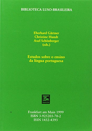 9783925203701: Estudos sobre o ensino da lngua portuguesa