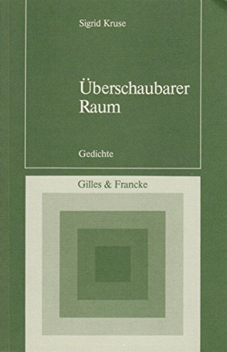 Stock image for berschaubarer Raum: Gedichte for sale by Der Bcher-Br