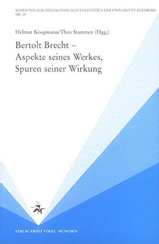 Beispielbild fr Bertolt Brecht - Aspekte seines Werkes, Spuren seiner Wirkung zum Verkauf von medimops