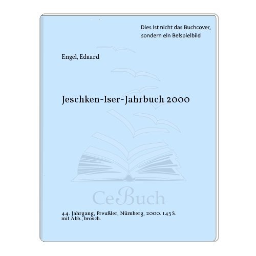 9783925362224: Jeschken-Iser-Jahrbuch 2000