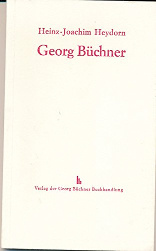 Stock image for GEORG BUCHNER Ein Essay Aus Dem Nachlas for sale by Zane W. Gray, BOOKSELLERS